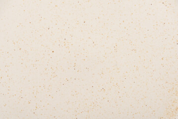 Beige white ceramic plate texture background.