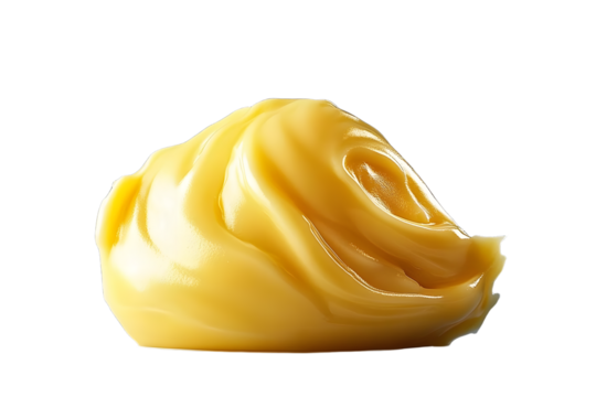 A yellow blob of something that looks like butter - Powered by Adobe