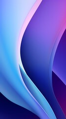 Digital technology blue purple gradient curve poster background