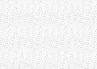 白い青海波模様の背景