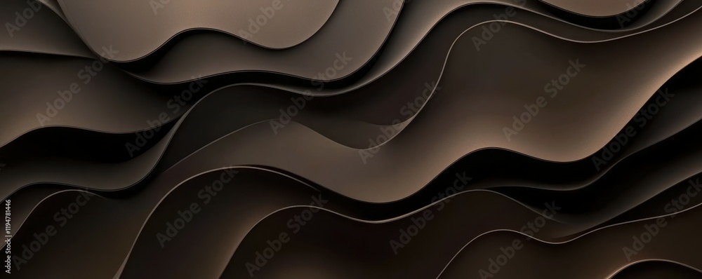 Poster abstract dark brown gradient texture, modern background design, versatile and minimalistic.