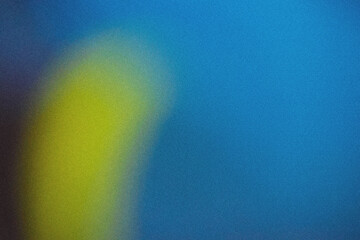 Abstract blurred dark blue and yellow background