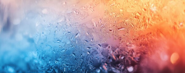 Fototapeta premium A frosted glass texture with blurred colors peeking through, 4k photo.