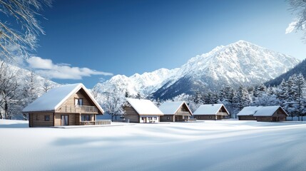 Snowy Mountain Village Cabins
