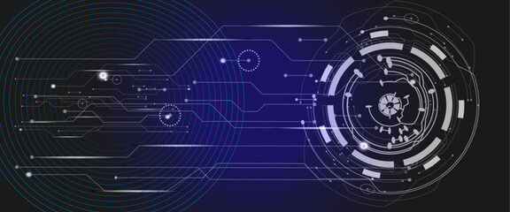 Digital background for tech,