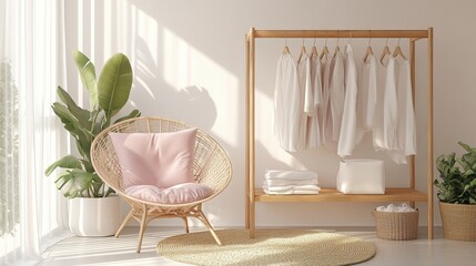 Cozy and Bright Interior with Minimalist Design and Natural Light