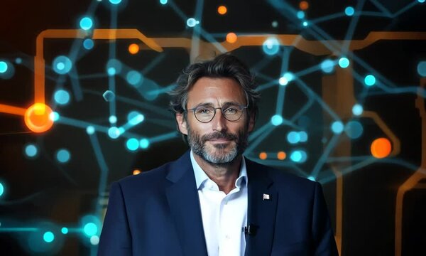 Innovative technology summit speaker engages audience with insights on future trends