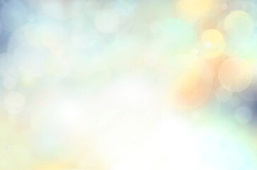 Blue abstract background blur  with bokeh