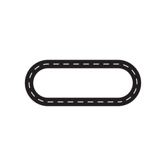 road shape, highway frame