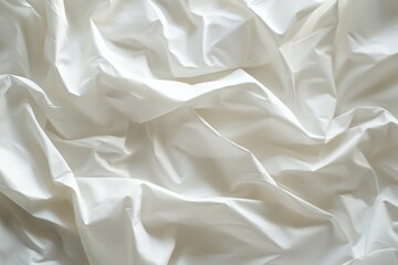 Obraz premium Crumpled white paper texture for creative poster backgrounds and stylish designs - perfect for artists and marketers