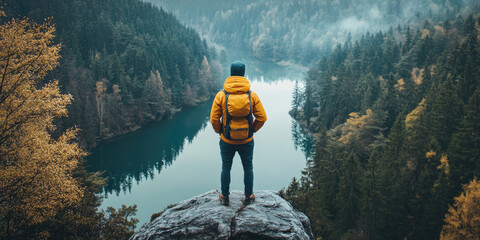 Adventure Travel Destination with Natural Beautiful Scenery for Exploration and Nature Photography