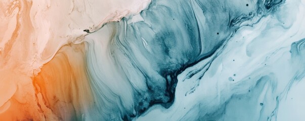 Fototapeta premium An abstract blend of watercolor textures in soft pastel shades, 4k photo.