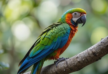 blue and yellow macaw