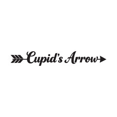  Best Valentine's Day Cupid’s Arrow vector, silhouette, illustration