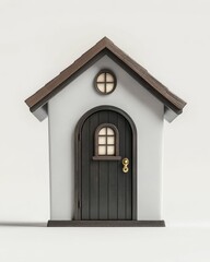 Protecting your finances classic safe for small house security home office digital minimalist interior design concept