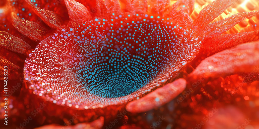 Poster 3d abstract background with crater-styled texture for artistic design and visual projects