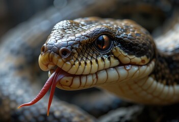 Obraz premium close up of a snake