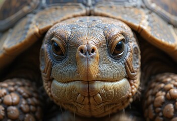 close up of a tortoise