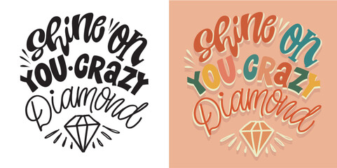Cute hand drawn doodle lettering quote. Lettering for t-shirt design, mug print, bag print, clothes fashion. 100% hand drawn vector image.