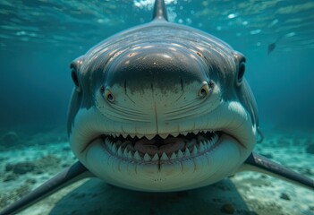 Fototapeta premium shark in the sea