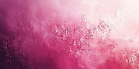 Fototapeta premium Soft gradient background in shades of pink and magenta with textured surface and ample negative space for text or overlay design elements.