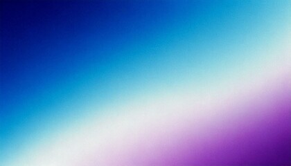 Fototapeta premium Blue Purple White Gradient Blurred with Grainy Noise Texture