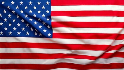Obraz premium American flag USA design. united states flag. Rendered USA flag. the USA national flag 
