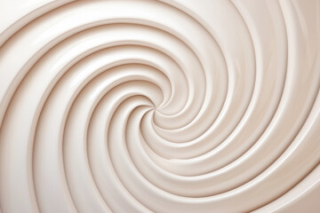 Obraz premium Elegant abstract swirl pattern in soft beige tones, perfect for backgrounds and designs.