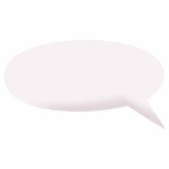 3D Speech Bubble Graphic