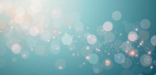 Obraz premium Pastel gradient background with star shapes and sparkles.