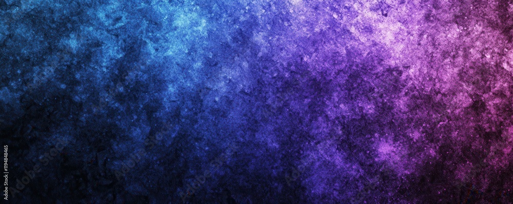 Poster blue purple black grainy gradient banner background website page header abstract noise effect design