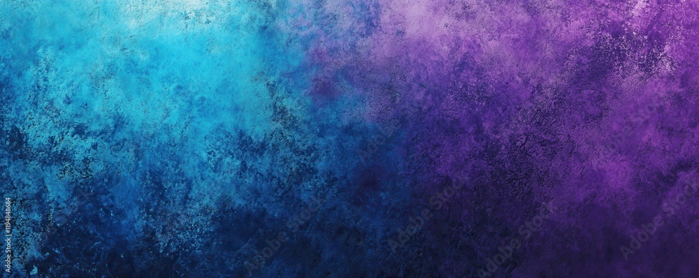 Poster blue purple black grainy gradient banner background website page header abstract noise effect design