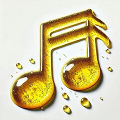 Symbole musical liquide