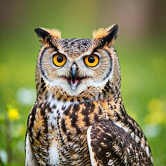 Obraz premium great horned owl