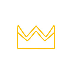 crown vector line icon