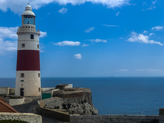 Faro de punta Europa en Gibraltar