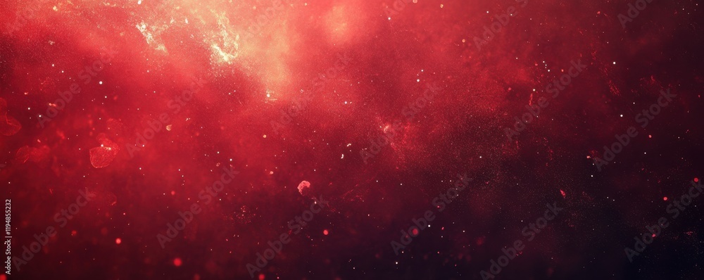Poster a red abstract background with a grainy texture, featuring a blurred color flow, suitable for banner