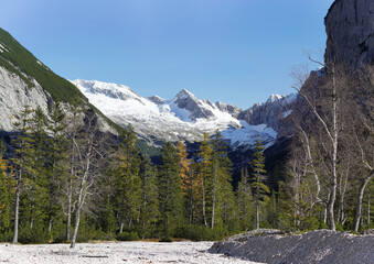 Am Ursprung der Isar im Karwendel