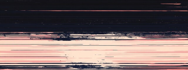 Vintage Grunge Texture Overlay with Digital Glitch and Video Distortion, Retro, Abstract, Noise, Tech, Aesthetic