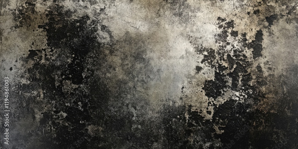 Poster old paper texture background in shades of black and gray with a distressed grunge effect positioned 