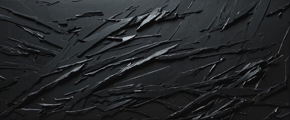 Fototapeta premium Chaotic Emotions: The Visceral Language of Darkness and Fragmentation