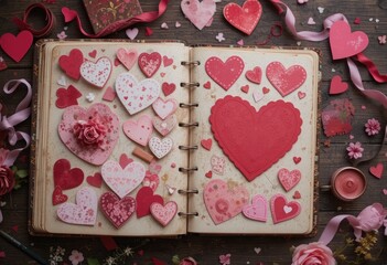 pink hearts