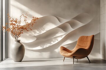 Obraz premium Seamless and Embossed minimalist mixed-media artwork capturing the essence of a modern and sophisticated design. Embrace the elegance and refinement of embossed textures combined with seamless 