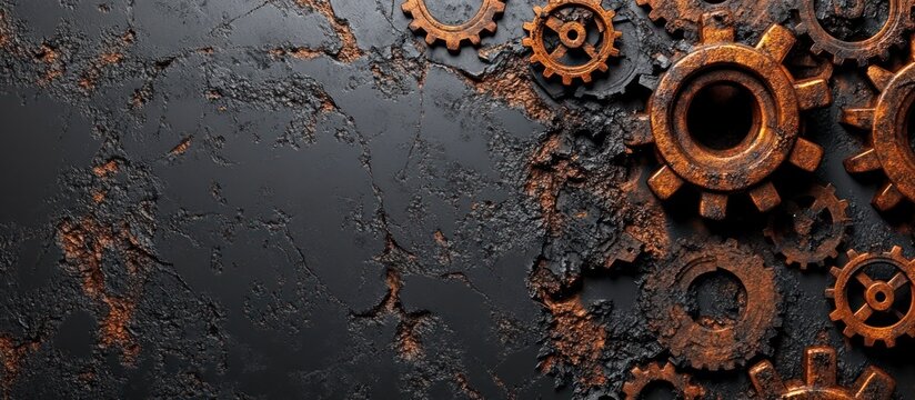 Rusty Gear Vector