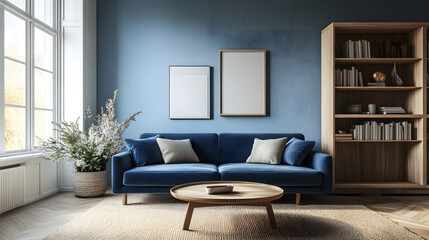 A spacious room with natural light pouring in through large windows and minimal decor.