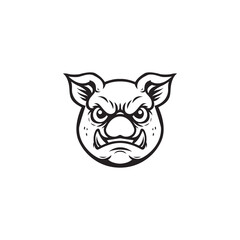 Head Pig Mascot