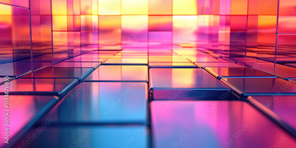 Poster abstract reflections background in 8k high resolution for dynamic and reflective visuals