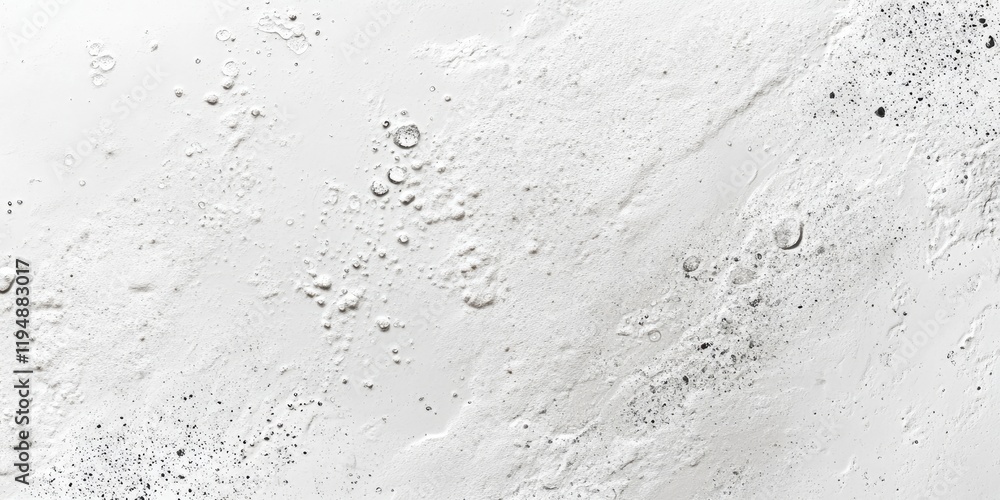 Poster minimalist abstract background with white texture and subtle speckles of silver scattered throughout
