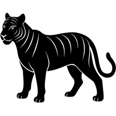Tiger silhouette