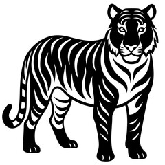 Tiger silhouette